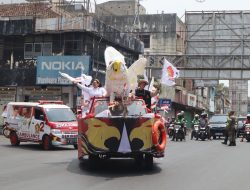 Terdapat Burung Garuda Diarakan Kirab Pemilu, Imam Santoso : Simbol Harapan Kami Agar Gerindra Menjadi Partai Pemenang