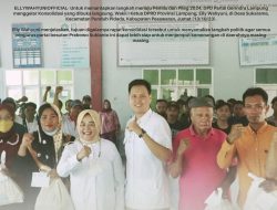 Konsolidasi Di Punduh Pidada, Elly Wahyuni : Partai Gerindra Siap Menjemput Kemenangan