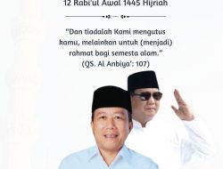 Ketua Komisi III DPRD Provinsi Lampung, Ikhwan Fadil Ibrahim Mengucapkan Selamat Maulid Nabi Muhammad SAW