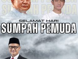 Sekertaris DPD Partai Gerindra Lampung, Ahmad Giri Akbar Mengucapkan Selamat Hari Sumpah Pemuda