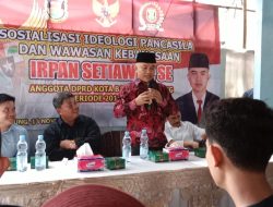 Irpan Setiawan Gaungkan Salam Pancasila Di Kecamatan Bumi Waras