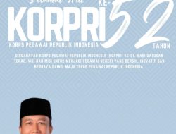 Ketua Komisi III DPRD Lampung, Ikhwan Fadil Ibrahim Mengucapkan Selamat Hari Korpri