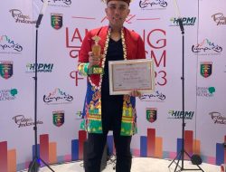 Deddy Sulaimawan Sabat Penghargaan Best Influencer 2023 Dalam Event Lampung Tourism Award
