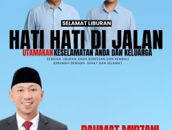 Ketua Fraksi Gerindra DPRD Lampung, Rahmat Mirzani Djausal Mengucapkan Selamat Berlibur