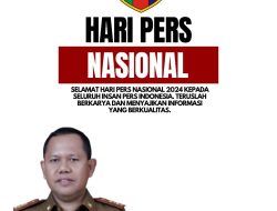 Kepala Dinas Pendidikan Dan Kebudayaan Lampung, Sulpakar Mengucapkan Selamat Hari Pers Nasional 2024