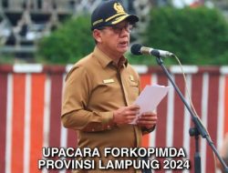 Upacara Forkopimda, Ketua DPRD Lampung jadi Inspektur Upacara