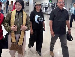 Ketua DPRD Provinsi Lampung Sambut Kedatangan Isteri Ganjar Pranowo di Bandar Raden Intan II