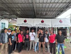 Ketua DPRD Provinsi Lampung Mingrum Gumay Berikan Bantuan Plang PAC dan Ranting di Terbanggi Besar