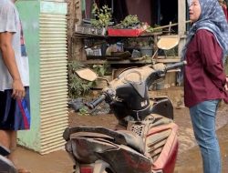 Anggota DPRD Provinsi Lampung, Lesty Putri Utami Kunjungi Korban Banjir Di Bandarlampung