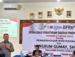 DPRD Provinsi Lampung Didesak Karang Taruna Perbaiki Infrastruktur Jalan Rusak