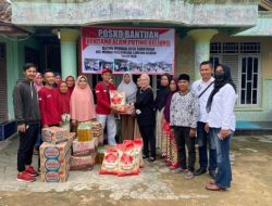 Gerak Cepat, Anggota DPRD Provinsi Lampung Lesty Turun Bantu Korban Puting Beliung