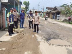 Bupati Marindo dan Kadis BMBK Lampung Tinjau Tiga Ruas Jalan Jelang Perbaikan
