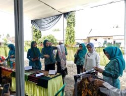 PJ Ketua PKK Kabupaten Pringsewu Agnesia Marindo Kunjungi Lomba Pekon