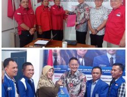 Kian Mantap, Adi Erlansyah Ambil Form Pendaftaran Bupati Pringsewu Partai PDI-P dan PAN