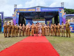 Bupati Pringsewu dan OPD Ikut Halal Bihalal Pemprov Lampung