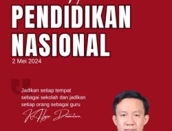 PJ Bupati Pringsewu Marindo Kurniawan Mengucapkan Selamat Hardiknas 2024
