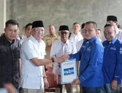 Cagub RMD Ambil Form Pendaftaran di Demokrat, Harap Koalisi Gerindra – Demokrat Pilgub Lampung