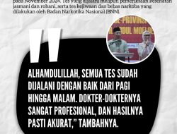Cagub dan Cawagub Lampung, Mirza-Jihan Yakin Lolos Tes Kesehatan