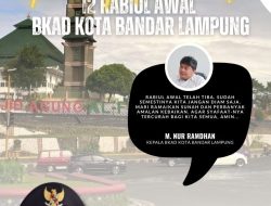 Kepala Dinas BKAD Pemkot Bandar Lampung, M. Nur Ramdhan Mengucapkan Selamat Hari Maulid Nabi Muhammad SAW