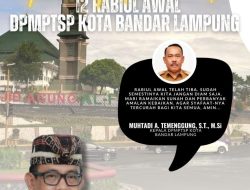 Kepala Dinas DPMPTSP Pemkot Bandar Lampung, Muktadi Mengucap Selamat Hari Maulid Nabi Muhammad SAW
