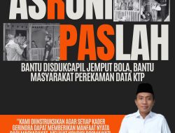 Ketua Fraksi Gerindra, Asroni Paslah Gerak Cepat, Bantu Disdukcapil Jemput Bola Perekaman Data KTP Warga