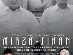 Prabowo Dilantik Jadi Presiden, Mirza Siap Percepat Kemajuan Lampung melalui Sinergi Erat dengan Pusat