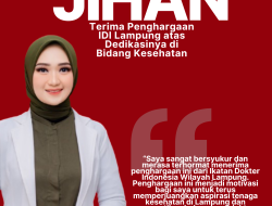dr. Jihan Nurlela Terima Penghargaan IDI Lampung atas Dedikasinya di Bidang Kesehatan