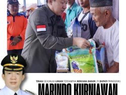 PJ Bupati Pringsewu Marindo Kurniawan Berikan Bantuan dan Tinjau Lokasi Terdampak Banjir