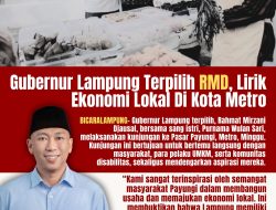 Gubernur Lampung Terpilih RMD Lirik Ekonomi Lokal di Kota Metro