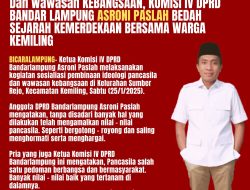 Ketua Komisi IV DPRD Bandar Lampung Asroni Paslah Bedah Sejarah Kemerdekaan Bersama Warga Kemiling