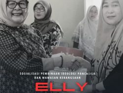 Sekertaris Komisi V DPRD Lampung, Elly Wahyuni Ajak Masyarakat Gading Rejo Amalkan Nilai Pancasila