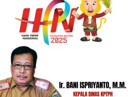Kepala Dinas KPTPH Provinsi Lampung, Ir. BANI ISPRIYANTO, M.M. Mengucapkan Selamat Hari Pers Nasinal 2025