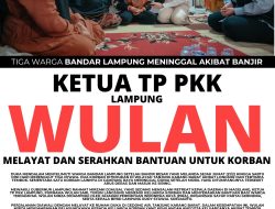 Tiga Warga Meninggal Akibat Banjir di Bandar Lampung, Wulan Mirza Melayat dan Serahkan Bantuan untuk Korban