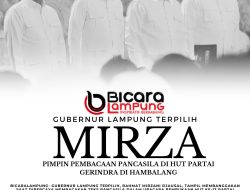 Gubernur Lampung Terpilih Kiyay Mirza Pimpin Pembacaan Pancasila di Hut Partai Gerindra