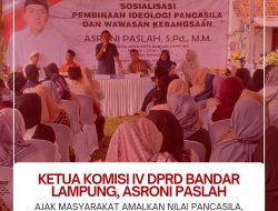 Ketua Komisi IV DPRD Bandar Lampung, Asroni Paslah Sosialisasi PIP