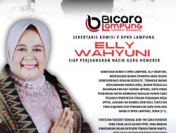Sekertaris Komisi V DPRD Lampung, Elly Wahyuni Siap Perjuangkan Nasib Guru Honorer