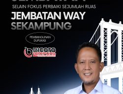BMBK Lampung Perbaiki Jembatan, Selain Fokus Rehab Ruas Jalan