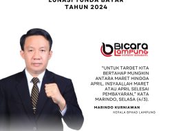 Pemprov Lampung Komitmen Bakal Lunasi Tunda Bayar, Marindo : Bertahap, Mulai Maret Atau April