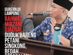 Gubernur Lampung, Rahmat Mirzani Djausal Duduk Bareng Petani Singkong, Bedah Persoalan