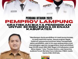Perdana Ditahun 2025, Pemprov Lampung Gratiskan Biaya SMA/SMK Negeri Dienam Kabupaten
