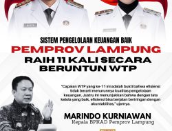 Mantap! Pemprov Lampung Kembali Raih WTP ke-11 Berturut-turut, Buktikan Efisiensi Tak Hambat Akuntabilitas