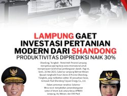 Lampung Gaet Investasi Pertanian Modern dari Shandong, Produktivitas Diprediksi Naik 30%