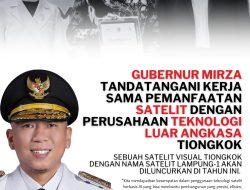 Gubernur Mirza Tandatangani Kerja Sama Pemanfaatan Satelit dengan Perusahaan Teknologi Luar Angkasa Tiongkok