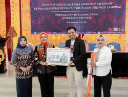 Dekranasda Lampung Bersama PT. POS Indonesia Dukung Pengembangan UMKM