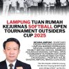 Lampung Tuan Rumah Kejurnas Softball Open Tournament Outsiders Cup 2025