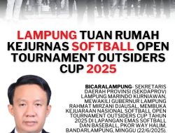 Lampung Tuan Rumah Kejurnas Softball Open Tournament Outsiders Cup 2025