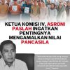 Ketua Komisi IV Asroni Paslah Ingatkan Pentingnya Mengamalkan Nilai Pancasila