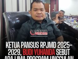 Ketua Pansus RPJMD Budi Yuhanda Sebut, Ada Lima Program Unggulan Gubenur Lampung