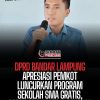 DPRD Bandar Lampung Asprisasi Pemkot Luncurkan Program Sekolah SMA Gratis