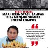 Pimpinan DPRD Bandar Lampung Lirik Kondisi TPA Bakung, Sidik Efendi : Mari Berinovasi, Sampah Bisa Menjadi Sumber Energi Kompos